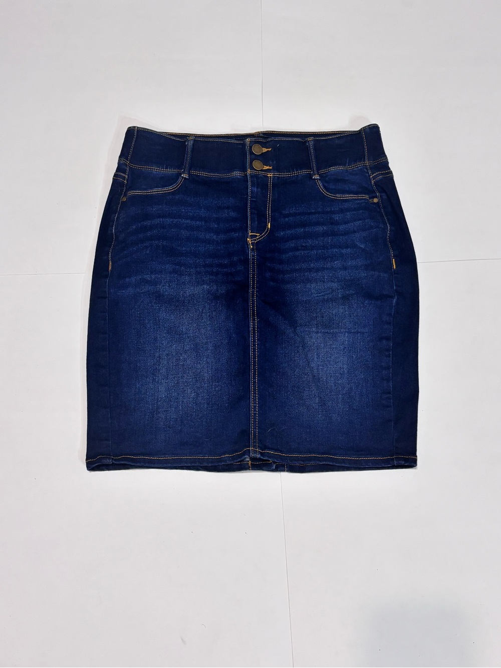 Apt. 9 Dark Blue Denim Mini Skirt